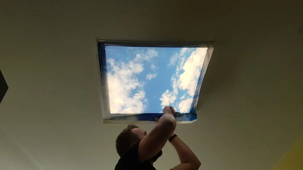 Fertigprojekt Milchglasfolie im Büro oder Wohnraum